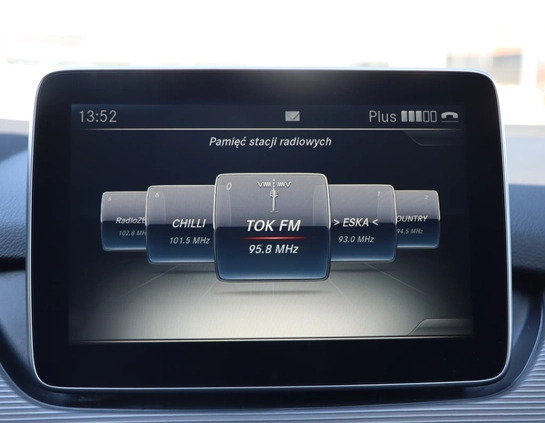 Mercedes-Benz Klasa B cena 58600 przebieg: 116276, rok produkcji 2015 z Różan małe 667